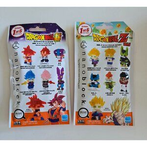 From my trip to Japan: Lot of 2 Dragon‎ Ball Z Mini Nanoblocks Vol. 1 & 5